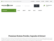 Tablet Screenshot of kratomstore.com